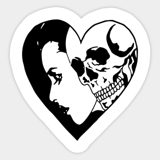 Skeleton Is My Valentine 2021 Sticker